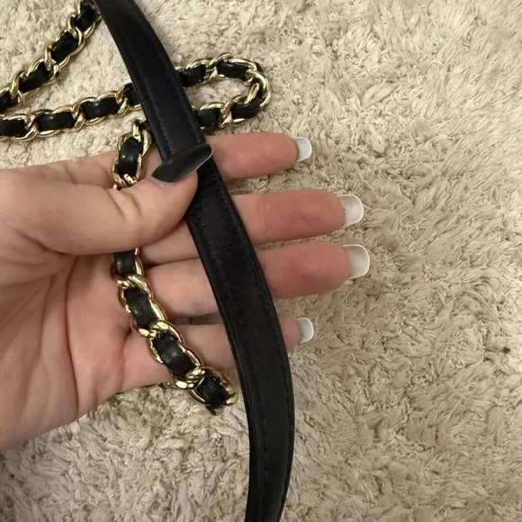 Tory Burch Large Black Matte Fleming Quilted Convertible Leather Shoulder Bag - Picture 8 of 11